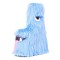 Round Toe Fur Plush Platforms Cute Monster Wedges Platforms Ankle Highs Boots - Blue
