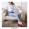 Peep Toe Snake Shape Bottomless Retrofuturistic Heels Sandals - Rose Red