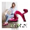 Peep Toe Snake Shape Bottomless Retrofuturistic Heels Sandals - Rose Red