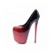 Round Toe Platforms Stiletto Heels Pumps  - Red