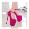 Round Toe Platforms Sequined Stilettos Ankle Straps Pumps - Red