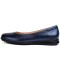 Round Toe Comfortable Light Soft Metallic Ballet Flats - Blue