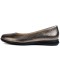 Round Toe Comfortable Light Soft Metallic Ballet Flats - Bronze