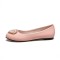 Round Toe Beads Decorated Ballet Wedding Flats Loafers - Pink