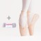 Child and Adult Professional Ballets Flats Points Ribbon Canvas Shoes with Band - Beige