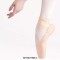 Child and Adult Professional Ballets Flats Points Ribbon Satin Shoes with Pad - Red