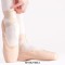 Child and Adult Professional Ballets Flats Points Ribbon Satin Shoes with Pad - Red
