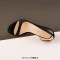 Stiletto Heels Peep Toe Patent Pumps Sandals - Black Patent