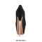 Peep Toe Metal Stiletto Heels Platforms Ankle Buckle Straps Mary Janes Pumps - Black