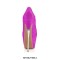 Peep Toe Metal Stiletto Heels Platforms Ankle Buckle Straps Mary Janes Pumps - Hot Pink
