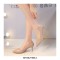 Pointed Toe Stiletto Heels Patent Kdrama Pumps - Yellow