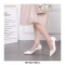 Pointed Toe Kitten Heels Patent Shallow V Cut Pumps - White