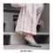 Pointed Toe Round Heels Mules Slippers Sandals - Black