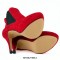 Round Toe Stiletto Heels Suede Back Zipper Platforms Ankle Highs Chelsea Booties - Coffee