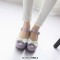 Round Toe Chunky Heels Sweet Bowknot Lolita Mary Janes Pumps - Purple