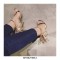Peep Toe Butterfly Wings Ankle Straps Stiletto Sandals - 6 Colors