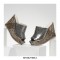 Peep Toe Platforms Breathable Wedges Summer Slip On Sandals - Silver
