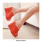 Peep Toe Platforms Crystal Decorated Wedges Summer Slip On Sandals - Orange