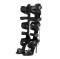 Metal Buckle Strap Knee High Stiletto Gladiators