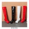 Stiletto Heels Round Toe Side Zipper Platform Knee High Boots - Red