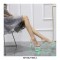 Light Up Italian Heels Peep Toe Ankle Strap Glowing Platform 7 Inch Heel Sandals - Light Green