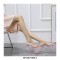 Light Up Italian Heels Peep Toe Ankle Strap Glowing Platform 7 Inch Heel Sandals - Light Green