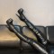 Round Toe Stiletto Heels Rivet Decorated Over The Knees Thigh Highs Platforms Boots - Black Faux Leather