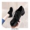 Casual English Lace Up Loafer Oxford Shoes - Black