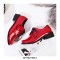 Casual English Lace Up Loafer Oxford Shoes - Red
