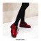 Casual English Lace Up Loafer Oxford Shoes - Red