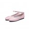 Round Toe Pretty Loafer Ankle Straps Dance Shoes - Pink