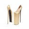 Fly High Platforms Stiletto Super 12 inches Heels Pumps - Gold