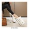 Fly High Platforms Stiletto Super 12 inches Heels Rhinestones Decorated Round Toe Pumps - White