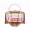 Folding Designed Acrylic Beach HandBag - Multicolor