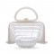 Folding Designed Acrylic Beach HandBag - White