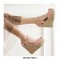 Peep Toe Knitted Straw Flower Wedges Ankle Buckle Straps Sandal  - Pink