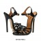 Stiletto Heels Ankle Straps Butterfly Knot Pumps - White
