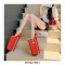 Fly High Platforms Stiletto Super 12 inches Heels O Ring Decorated Pumps - Black