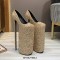 Round Toe Stiletto Heels Glossy Sequins Platforms Pumps - Gold