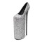 Round Toe Stiletto Heels Glossy Sequins Platforms Pumps - Silver