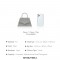 Mini Rhinestones Hand and Shoulder Party Purses Bags - Silver