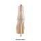 Stiletto Heels Platfom Ankle Mesh Summer Booties - Nude