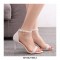 Peep Toe Ankle Buckle Straps Beads Italian Style 2.7 Inches Heels Wedding Dorsay Pumps - White