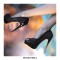 Italian Heels Peep Toe Platform Transparent Patent Mesh Pumps - Black