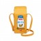 Drink Box Shaped  Cartoon Printed Shoulder Purses Bags - Yellow