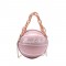 Cute Basketball Shaped Chain Costumes Shoulder Bags - Pink