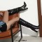 Pointed Toe Chunky Heels Knee Highs Fashionable High Tube Boots - Black Faux Leather