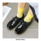 Casual British Lace Up Loafer Oxford Shoes - Black