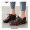 Casual British Lace Up Loafer Oxford Shoes - Brown