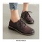 Casual British Lace Up Loafer Oxford Shoes - Brown